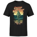 Universal Monsters Creature From The Black Lagoon Illustrated Men's T-Shirt - Black