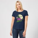 Universal Monsters The Wolfman Retro Dames T-shirt - Navy
