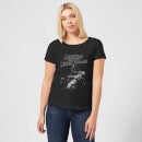 T-Shirt Femme L'Étrange Créature du lac noir (Noir et Blanc) - Universal Monsters - Noir