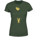 Universal Monsters Frankenstein Illustrated Women's T-Shirt - Forest Green
