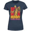 Universal Monsters The Mummy Retro Women's T-Shirt - Navy