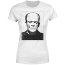 T-Shirt Femme Frankenstein Portrait - Universal Monsters - Blanc