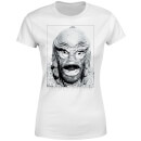 T-Shirt Femme L'Étrange Créature du lac noir Portrait - Universal Monsters - Blanc