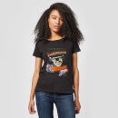 T-Shirt Femme Frankenstein Affiche Rétro - Universal Monsters - Noir