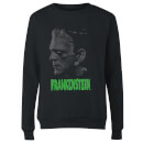 Universal Monsters Frankenstein Greyscale Women's Sweatshirt - Black