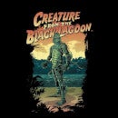 Universal Monsters Creature From The Black Lagoon Illustrated Women's Sweatshirt - Black