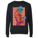 Universal Monsters Invisible Man Retro Women's Sweatshirt - Black