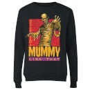 Universal Monsters The Mummy Retro Women's Sweatshirt - Black