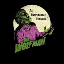 Sweat Femme The Wolfman Rétro - Universal Monsters - Noir