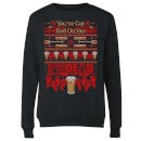 Shaun Of The Dead You've Got Red On You Christmas Women's Christmas Jumper - Black