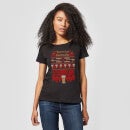 Shaun Of The Dead You've Got Red On You Christmas Women's T-Shirt - Black