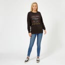Back To The Future Back In Time for Christmas Pull Femme - Noir