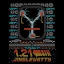 Back To The Future 1.21 Jinglewatts Christmas Women's Christmas Jumper - Black