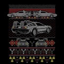 Back To The Future Back In Time For Christmas Kersttrui - Zwart