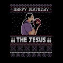 T-Shirt de Noël Femme The Big Lebowski Happy Birthday The Jesus - Noir
