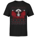 Universal Monsters Dracula Kerst T-Shirt - Zwart
