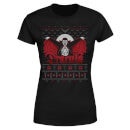 Universal Monsters Dracula Dames Kerst T-Shirt - Zwart