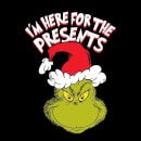 The Grinch Im Here for The Presents - Sudadera Navideña Negra