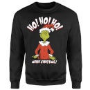 The Grinch Ho Ho Ho Smile Christmas Sweater - Black