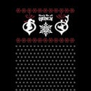 The Grinch Pattern Men's Christmas T-Shirt - Black