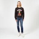 The Grinch Ho Ho Ho Smile Women's Christmas Sweater - Black