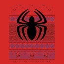 Marvel Avengers Spider-Man Logo Pull de Noël - Rouge