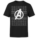 Marvel Avengers Logo Men's Christmas T-Shirt - Noir