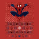 Marvel Avengers Spider-Man Men's Christmas T-Shirt - Red