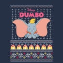 Disney Classic Dumbo Women's Christmas Jumper - Navy