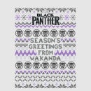 T-Shirt de Noël Femme Marvel Avengers Season's Greetings From Wakanda - Gris