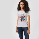 Camiseta navideña para mujer Avengers Classic Spider-Man de Marvel - Gris