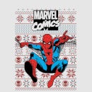 T-Shirt de Noël Femme Marvel Avengers Classic Spider - Gris