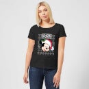 Disney Classic Mickey Mouse Women's Christmas T-Shirt - Black