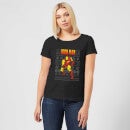 Marvel Avengers Classic Iron Man T-shirt de Noël pour Femme - Noir