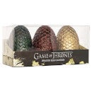 Game of Thrones Sculpted Candles Eggs (Set of 3)