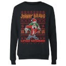 Johnny Bravo Johnny Bravo Pattern Women's Christmas Jumper - Black