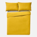 ïn home Washed Cotton Duvet Set - Yellow