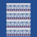 Star Wars AT-AT Pattern Men's Christmas T-Shirt - Royal Blue