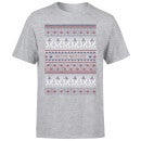 T-Shirt de Noël Homme Star Wars On The Nice List Motifs Festifs - Gris