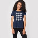 Camiseta navideña para mujer Snowflake de Star Wars - Azul marino