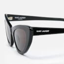 Saint Laurent Women's Lily Cat-Eye Frame Sunglasses - Black