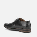 Clarks Men's Becken Cap Leather Derby Shoes - Black