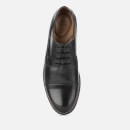 Clarks Men's Becken Cap Leather Derby Shoes - Black - UK 10