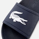 Lacoste Men's Croco Slide 119 1 Sandals - Navy/White