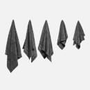 ïn home 100% Egyptian Cotton Pile 5 Piece Towel Bale - Dark Grey