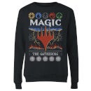 Magic The Gathering Colours Of Magic Knit Women's Christmas Sweater - Black