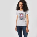 Marvel Captain America dames kerst t-shirt - Grijs