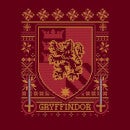 Harry Potter Gryffindor Crest Women's Christmas T-Shirt - Burgundy