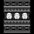 Star Wars Stormtrooper Knit Women's Christmas T-Shirt - Black