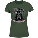 Star Wars Darth Vader Humbug Women's Christmas T-Shirt - Forest Green